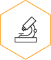 Laboratory flask and testing icon